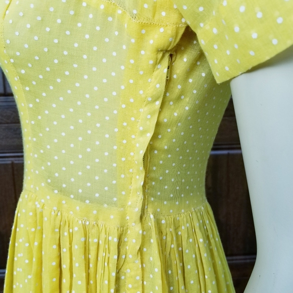 Vintage 1950's Midi Knee Length Dress - Picture 4 of 11
